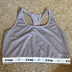 ZYIA Gray Sports Bra
